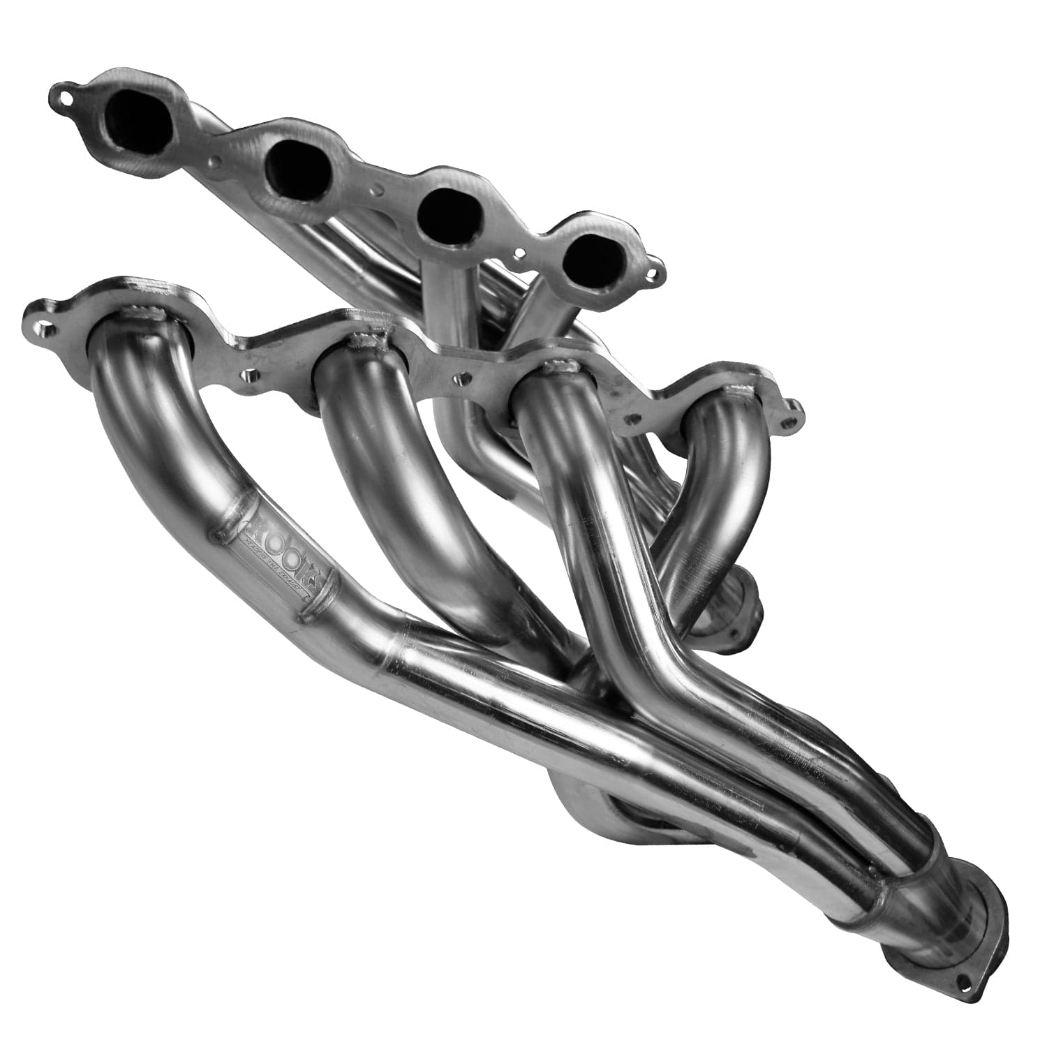 Kooks 2860H430 1-7/8" Long Tube Headers & GREEN Catted Connection Kit — GM 1500 2014-2018