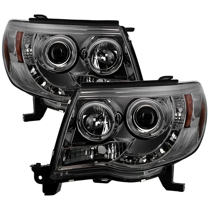 Spyder Auto 5011930 Projector Headlights LED Halo — Toyota Tacoma 2005-2011