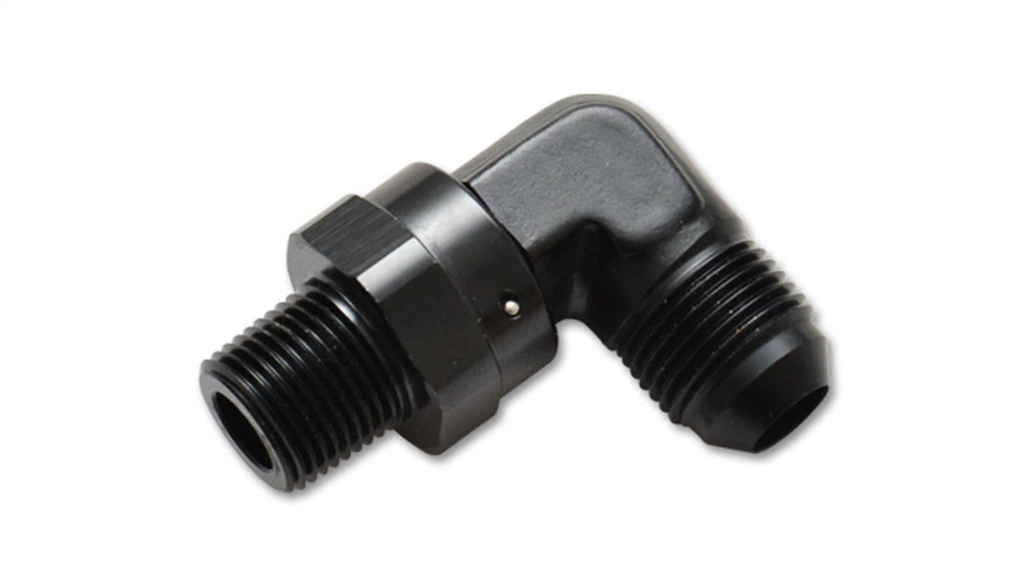 Male AN to Male NPT 90 Degree Swivel Adapter, -4 AN to 1/8" NPT