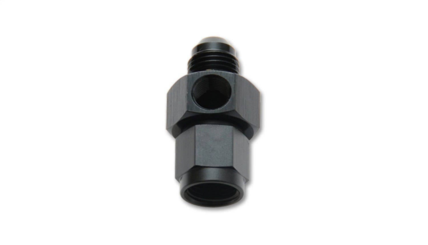Female AN to Male AN Flare Union Adapter with 1/8" NPT Port; Size: -6AN