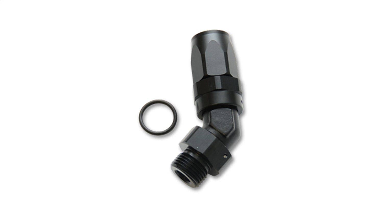 Male Hose End Fitting, 45 Degree; Size: -8AN; Thread: (8) 3/4"-16
