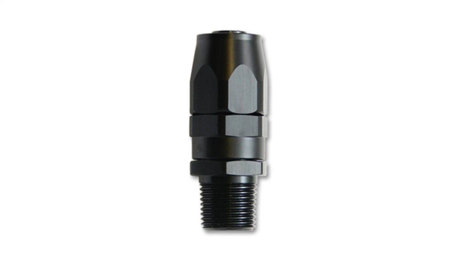 Male Straight Hose End Fitting; Size: -10AN; Pipe Thread 1/2" NPT