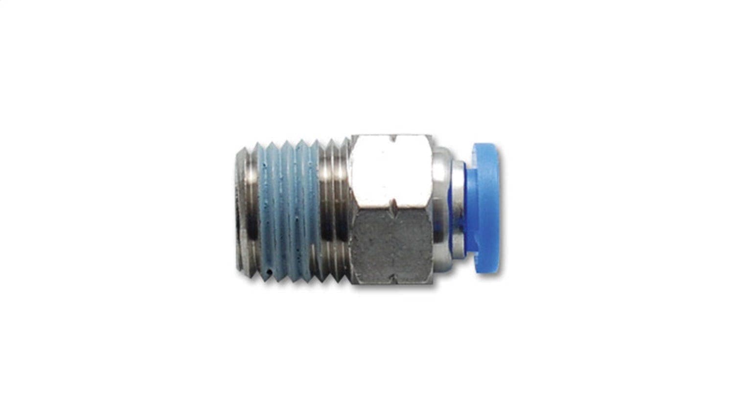 Male Straight Fitting, for 1/4" O.D. Tubing (1/8" NPT Thread)
