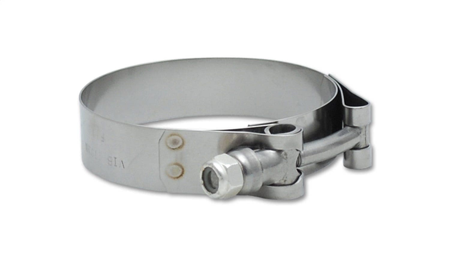 Stainless Steel T-Bolt Clamps (Pack of 2) - Clamp Range: 2.00"-2.25"